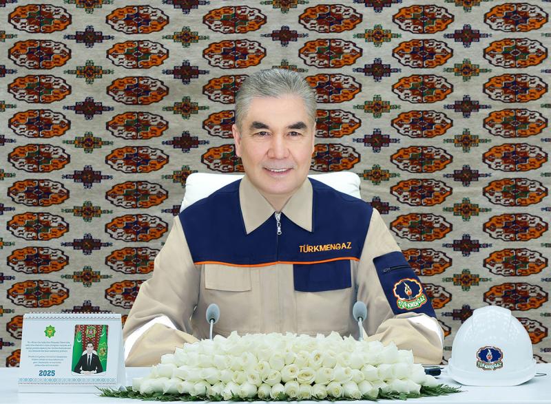 TOPH gaz geçiriji taslamanyň Serhetabat — Hyrat tapgyryna badalga berildi